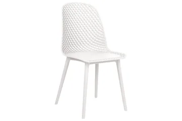 Sett med 4 spisestoler Emory - Hvit - Møbler - Stoler - Spisestuestoler & kjøkkenstoler