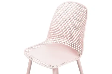 Sett med 4 spisestoler Emory - Rosa - Møbler - Stoler - Spisestuestoler & kjøkkenstoler