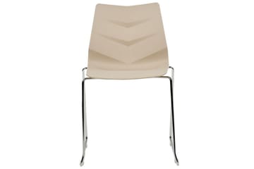 Sett med 4 spisestoler Hartley - Beige, Sølv - Møbler - Stoler - Spisestuestoler & kjøkkenstoler