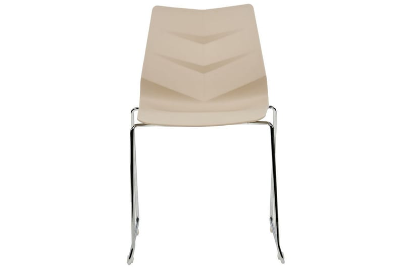 Sett med 4 spisestoler Hartley - Beige, Sølv - Møbler - Stoler - Spisestuestoler & kjøkkenstoler