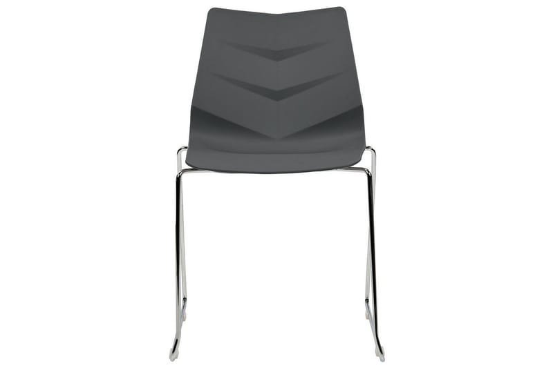 Sett med 4 spisestoler Hartley - Mørk grå, sølv - Møbler - Stoler - Spisestuestoler & kjøkkenstoler