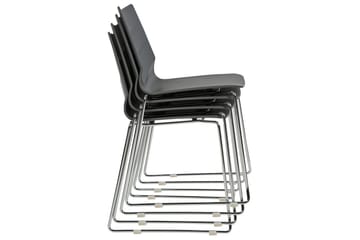 Sett med 4 spisestoler Hartley - Mørk grå, sølv - Møbler - Stoler - Spisestuestoler & kjøkkenstoler