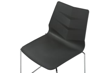 Sett med 4 spisestoler Hartley - Mørk grå, sølv - Møbler - Stoler - Spisestuestoler & kjøkkenstoler