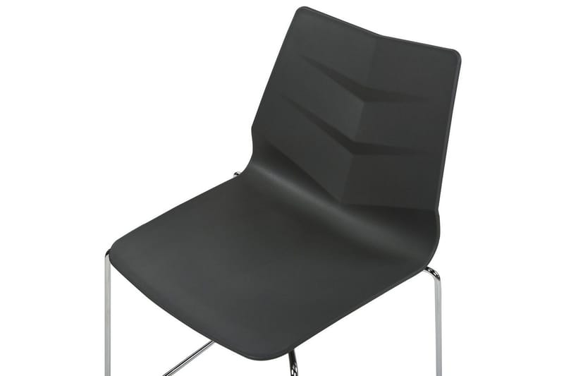 Sett med 4 spisestoler Hartley - Mørk grå, sølv - Møbler - Stoler - Spisestuestoler & kjøkkenstoler