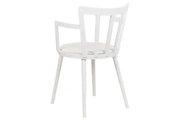 Sett med 4 spisestoler Morill - Hvit - Møbler - Stoler - Spisestuestoler & kjøkkenstoler