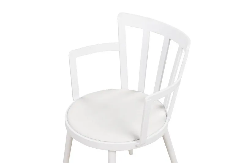 Sett med 4 spisestoler Morill - Hvit - Møbler - Stoler - Spisestuestoler & kjøkkenstoler