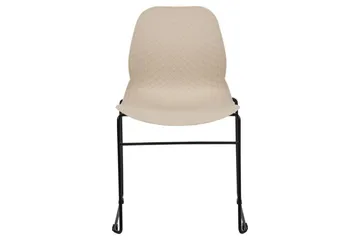 Sett med 4 spisestoler Panora - Beige, svart - Møbler - Stoler - Spisestuestoler & kjøkkenstoler