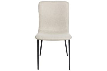 Sett med 4 spisestuestoler Glendive - Beige, svart - Møbler - Stoler - Spisestuestoler & kjøkkenstoler