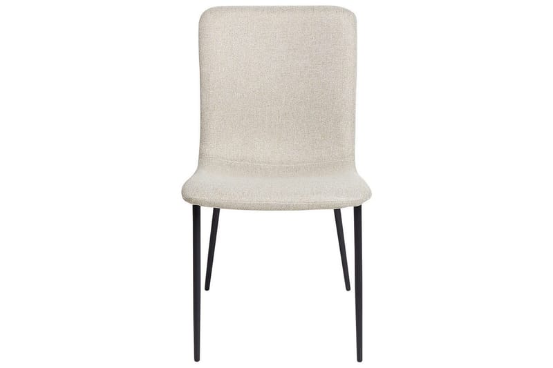 Sett med 4 spisestuestoler Glendive - Beige, svart - Møbler - Stoler - Spisestuestoler & kjøkkenstoler