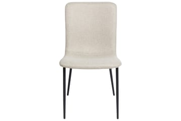 Sett med 4 spisestuestoler Glendive - Beige, svart - Møbler - Stoler - Spisestuestoler & kjøkkenstoler