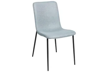 Sett med 4 spisestuestoler Glendive - Blå, Svart - Møbler - Stoler - Spisestuestoler & kjøkkenstoler