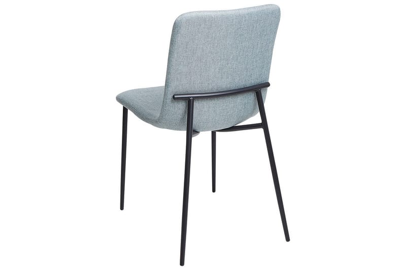 Sett med 4 spisestuestoler Glendive - Blå, Svart - Møbler - Stoler - Spisestuestoler & kjøkkenstoler