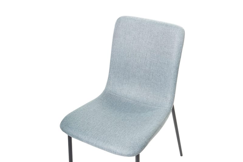 Sett med 4 spisestuestoler Glendive - Blå, Svart - Møbler - Stoler - Spisestuestoler & kjøkkenstoler