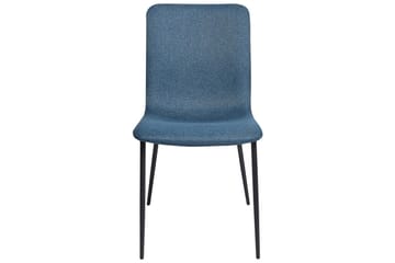 Sett med 4 spisestuestoler Glendive - Mørk blå, svart - Møbler - Stoler - Spisestuestoler & kjøkkenstoler