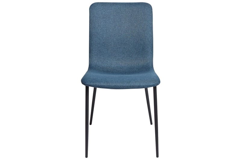 Sett med 4 spisestuestoler Glendive - Mørk blå, svart - Møbler - Stoler - Spisestuestoler & kjøkkenstoler