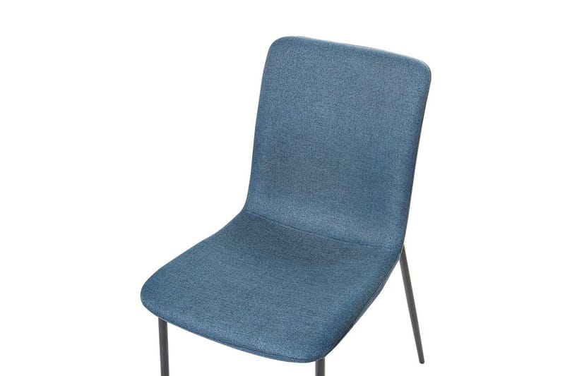 Sett med 4 spisestuestoler Glendive - Mørk blå, svart - Møbler - Stoler - Spisestuestoler & kjøkkenstoler