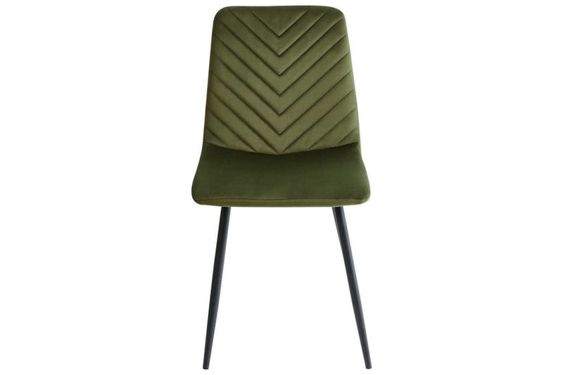 Sett med 4 spisestuestoler Havre - Grønn, Svart, Grønn, svart - Møbler - Stoler - Spisestuestoler & kjøkkenstoler