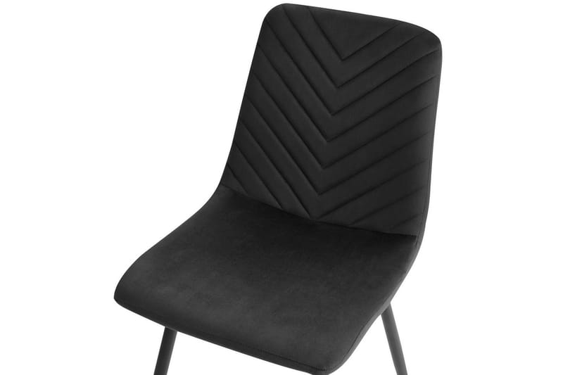 Sett med 4 spisestuestoler Havre - Svart - Møbler - Stoler - Spisestuestoler & kjøkkenstoler