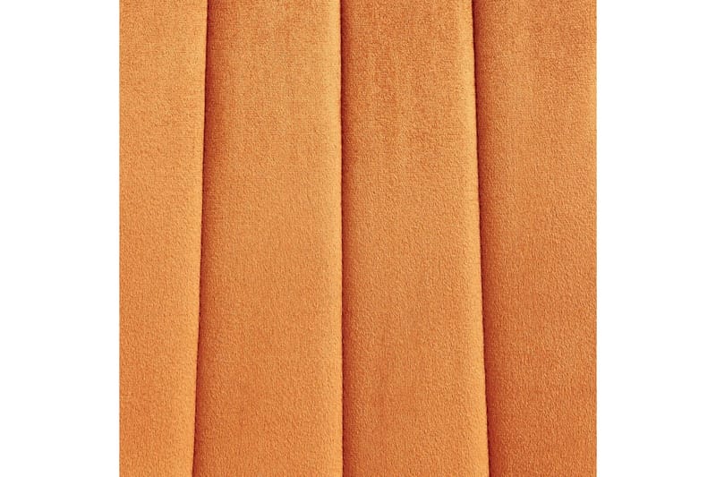 Sett med 4 spisestuestoler Kalispell - Oransje, svart - Møbler - Stoler - Spisestuestoler & kjøkkenstoler