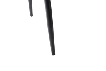 Sett med 4 spisestuestoler Powell - Oransje, svart - Møbler - Stoler - Spisestuestoler & kjøkkenstoler