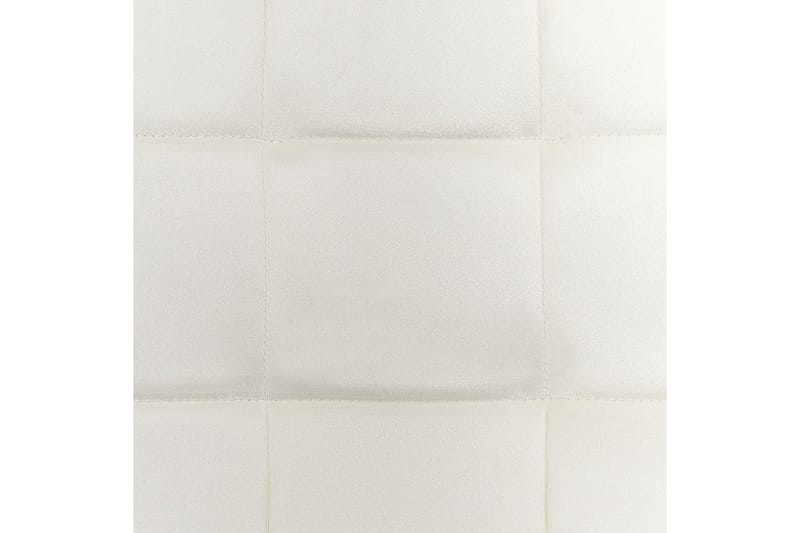 Sett med 4 spisestuestoler Powell - Hvit, Svart - Møbler - Stoler - Spisestuestoler & kjøkkenstoler