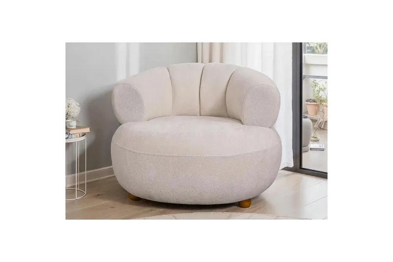 Seylor Lenestol - Hvit - Møbler - Stoler - Lenestoler