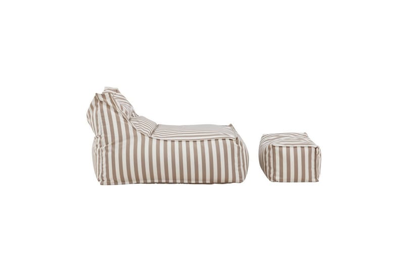 Loungestol Lenestol Redang Beige - Hvit/ beige - Møbler - Stoler - Sittesekk & sakkosekk