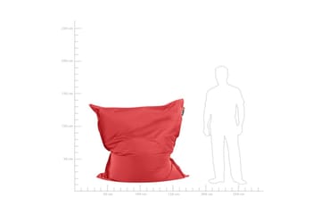 Sittsäck Beliani Fuzzy Beige, brun, 140x180x20 cm Red - Møbler - Stoler - Sittesekk & sakkosekk