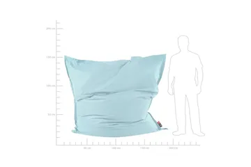 Sittsäck Beliani Fuzzy Blå, 180x230x20 cm Light blue - Møbler - Stoler - Sittesekk & sakkosekk