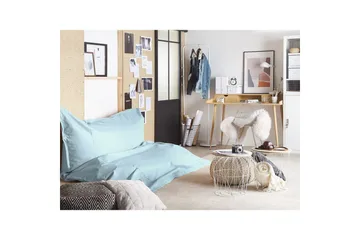 Sittsäck Beliani Fuzzy Blå, 180x230x20 cm Light blue - Møbler - Stoler - Sittesekk & sakkosekk