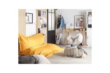 Sittsäck Beliani Fuzzy Blå, 180x230x20 cm Yellow - Møbler - Stoler - Sittesekk & sakkosekk