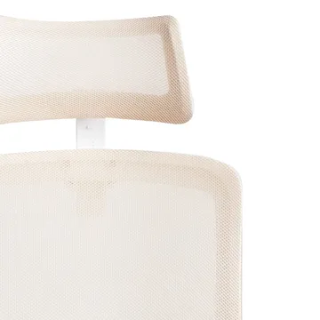 Skrivebordsstol Monarch - Beige, hvit - Møbler - Stoler - Kontorstol & skrivebordsstol