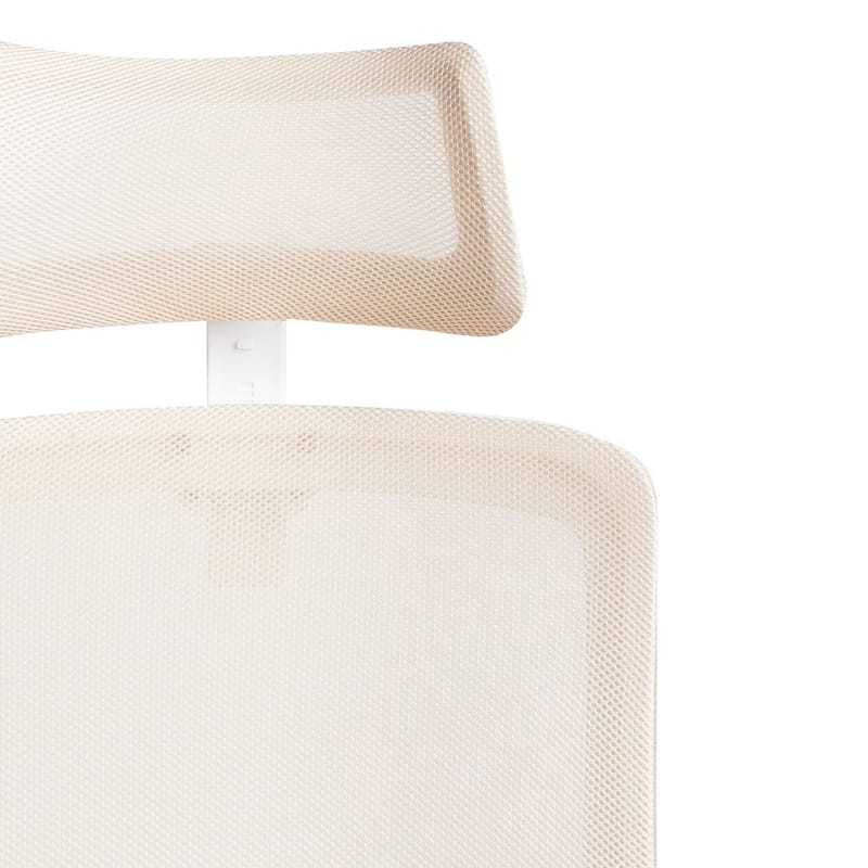 Skrivebordsstol Monarch - Beige, hvit - Møbler - Stoler - Kontorstol & skrivebordsstol