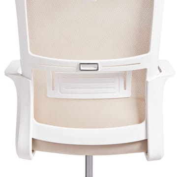 Skrivebordsstol Monarch - Beige, hvit - Møbler - Stoler - Kontorstol & skrivebordsstol