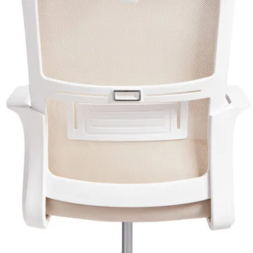 Skrivebordsstol Monarch - Beige, hvit - Møbler - Stoler - Kontorstol & skrivebordsstol