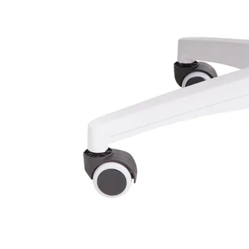 Skrivebordsstol Monarch - Grå, Hvit - Møbler - Stoler - Kontorstol & skrivebordsstol