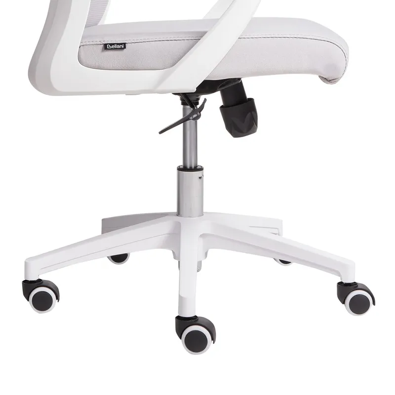 Skrivebordsstol Monarch - Grå, Hvit - Møbler - Stoler - Kontorstol & skrivebordsstol