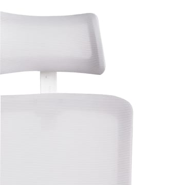 Skrivebordsstol Monarch - Grå, Hvit - Møbler - Stoler - Kontorstol & skrivebordsstol