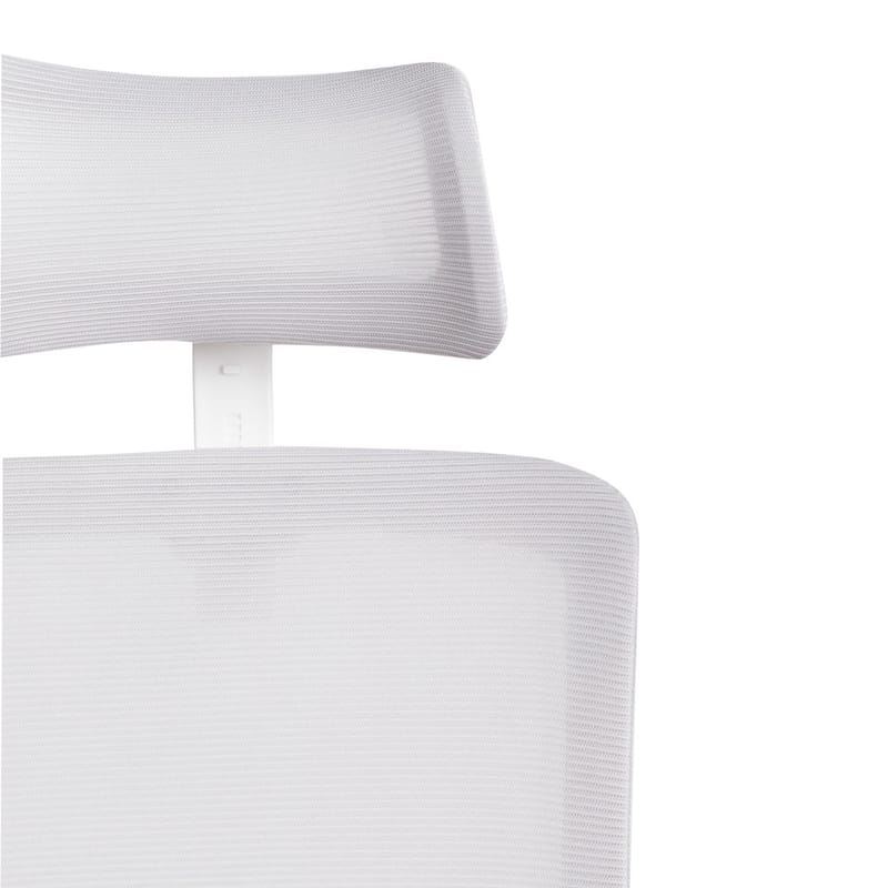 Skrivebordsstol Monarch - Grå, Hvit - Møbler - Stoler - Kontorstol & skrivebordsstol