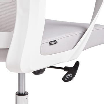 Skrivebordsstol Monarch - Grå, Hvit - Møbler - Stoler - Kontorstol & skrivebordsstol