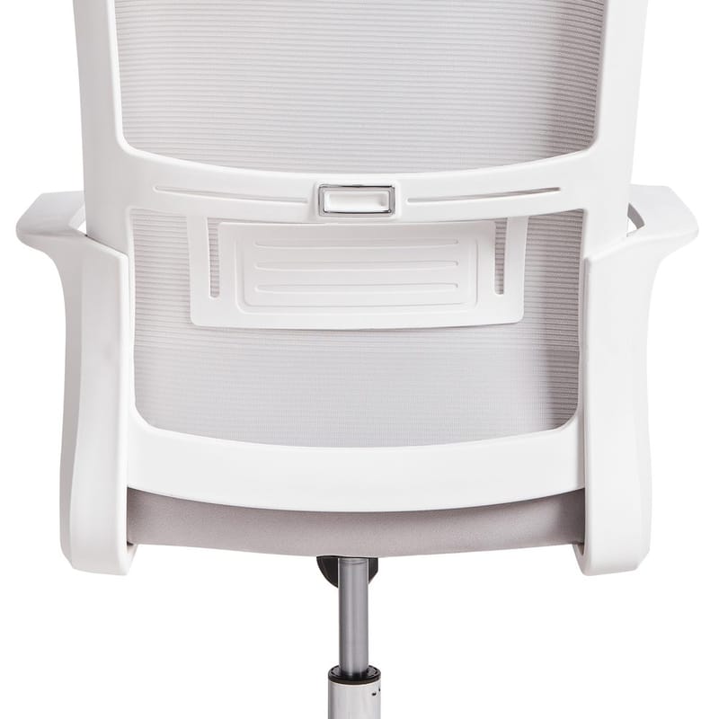 Skrivebordsstol Monarch - Grå, Hvit - Møbler - Stoler - Kontorstol & skrivebordsstol