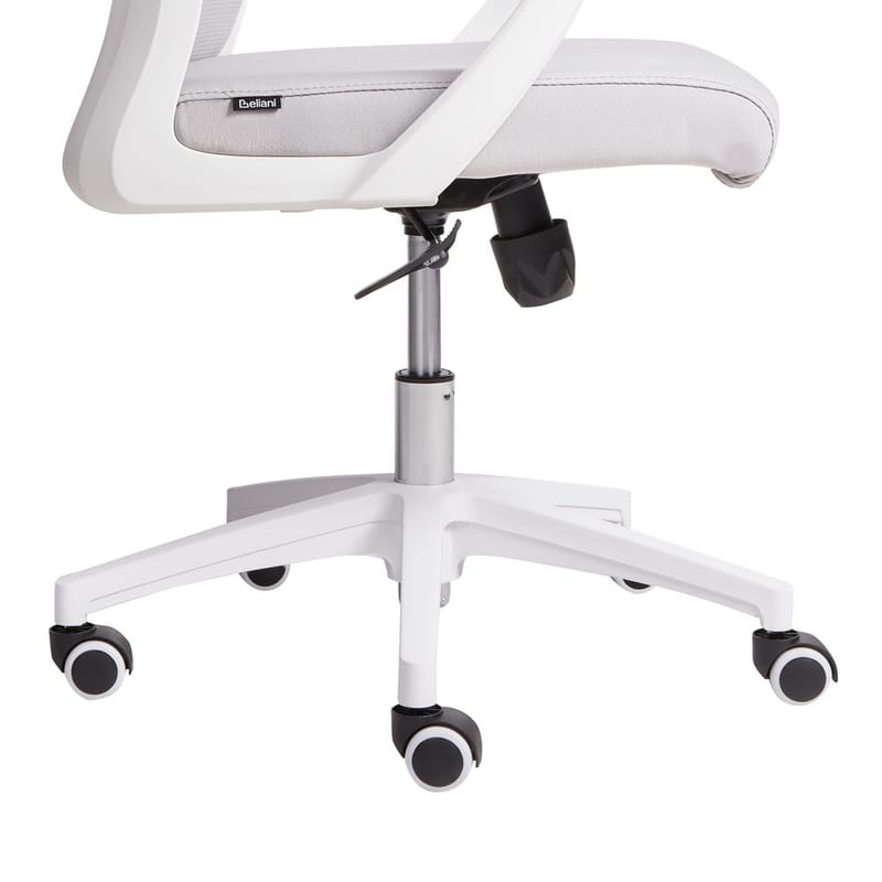 Skrivebordsstol Monarch - Grå, Hvit - Møbler - Stoler - Kontorstol & skrivebordsstol