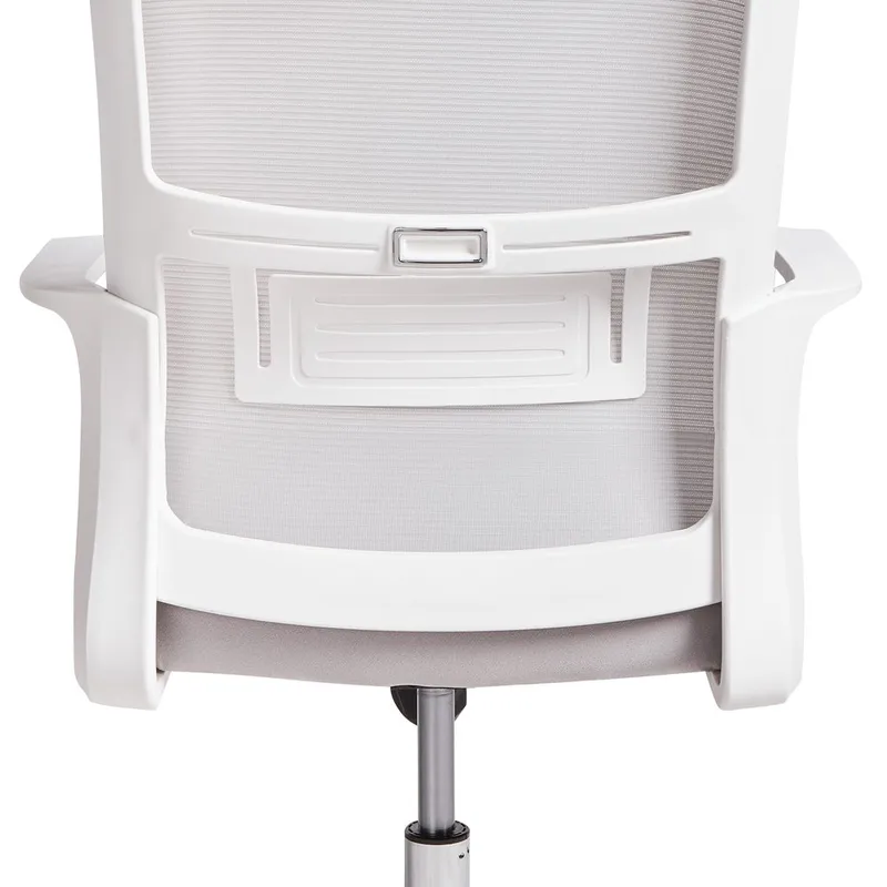 Skrivebordsstol Monarch - Grå, Hvit - Møbler - Stoler - Kontorstol & skrivebordsstol