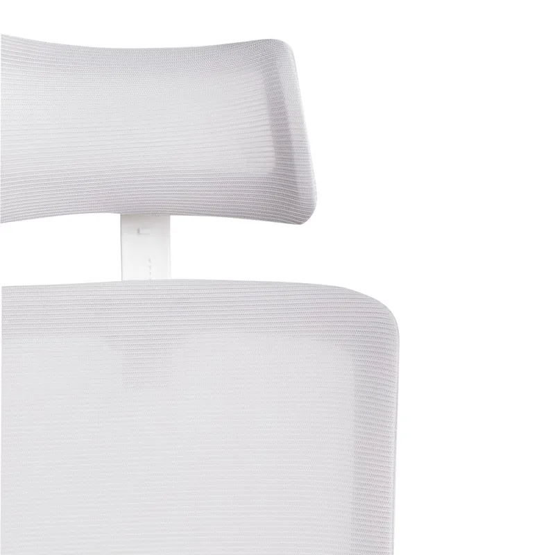 Skrivebordsstol Monarch - Grå, Hvit - Møbler - Stoler - Kontorstol & skrivebordsstol