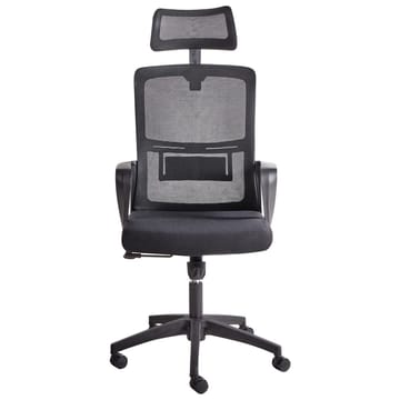 Skrivebordsstol Monarch - Svart, Hvit - Møbler - Stoler - Kontorstol & skrivebordsstol