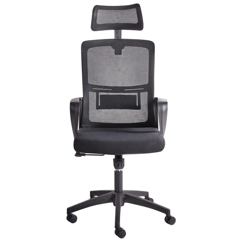 Skrivebordsstol Monarch - Svart, Hvit - Møbler - Stoler - Kontorstol & skrivebordsstol