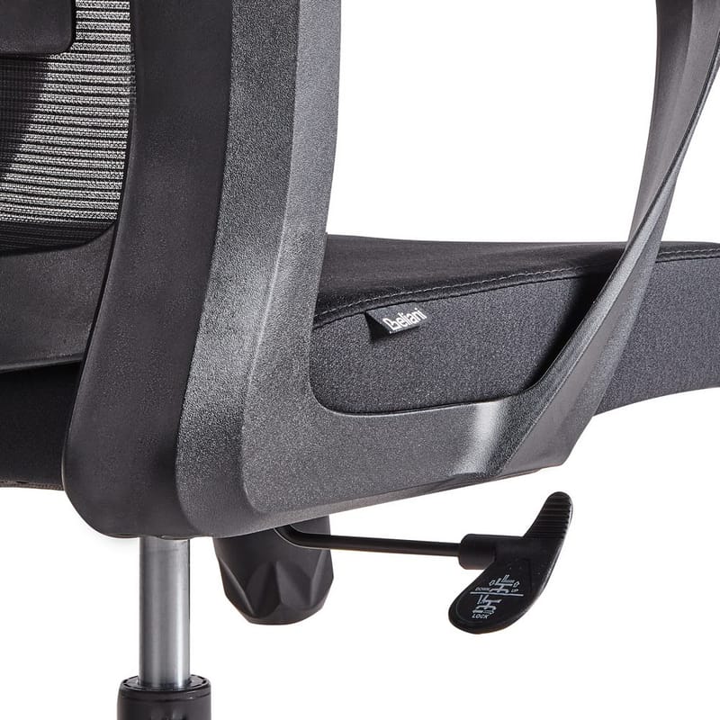 Skrivebordsstol Monarch - Svart, Hvit - Møbler - Stoler - Kontorstol & skrivebordsstol