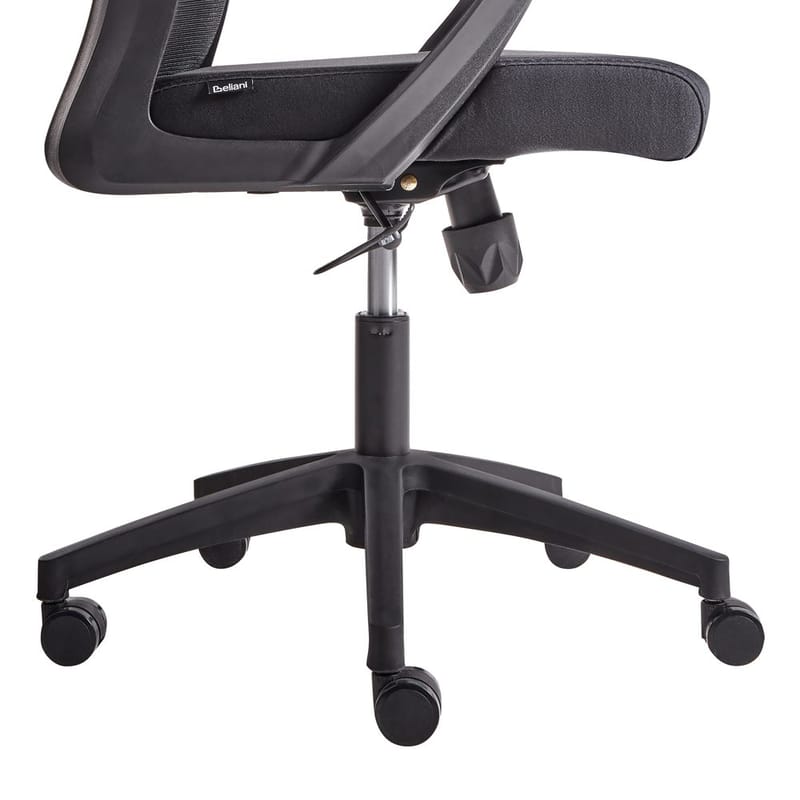 Skrivebordsstol Monarch - Svart, Hvit - Møbler - Stoler - Kontorstol & skrivebordsstol