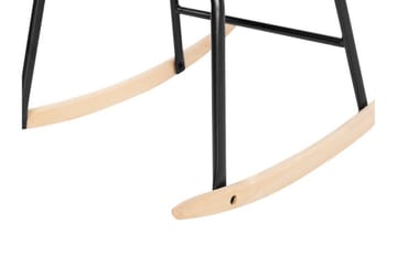 Anrew Gyngestol Fløyel - Blå - Møbler - Stoler - Snurrestoler & Gyngestoler