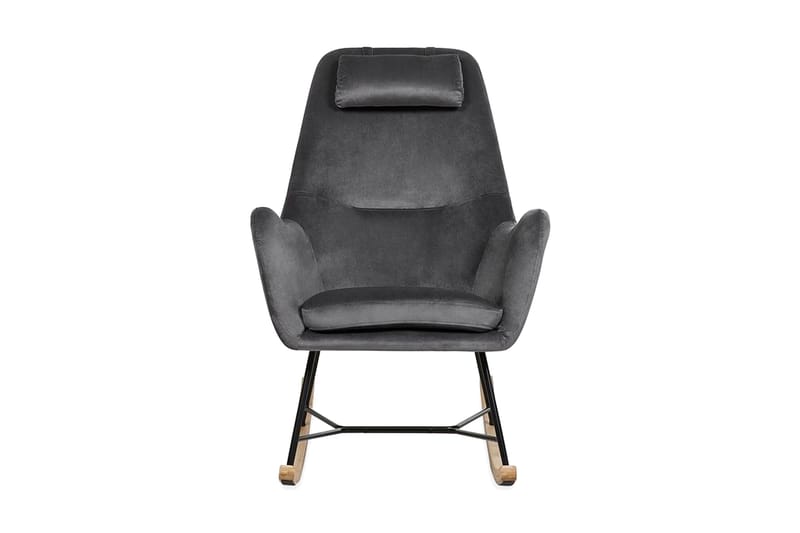 Harnos Gyngestol Fløyel, Grå